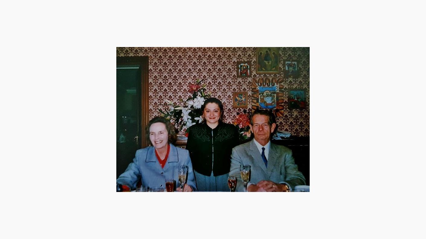 Regele Mihai și Regina Ana in vizită la Mănăstirea &quot;Buna-Vestire&quot; de la Rosier, Franța (1998)