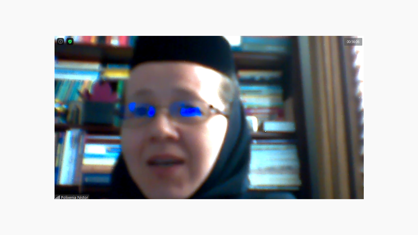 Maica Polixenia Nistor (coordonator atelier de „Dezvoltare personală” )- cadru didactic titular al Facultății de Teologie Ortodoxă din Iași