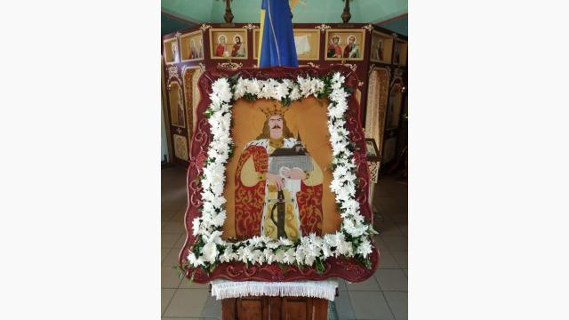 Icoana hramului asociației din paraclisul parohial