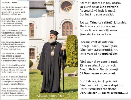 Mi E Dor De Cer Arhiepiscopia Romanului Si Bacaului