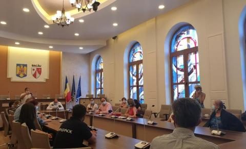 Sala Mare a Consiliului Județean Bacău